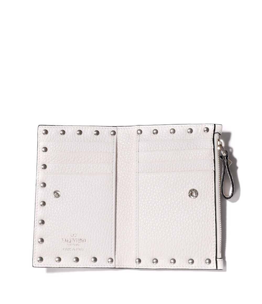 関税負担なし☆VALENTINO ロックスタッズ 付きカードホルダー 関税負担なし☆VALENTINO ロックスタッズ 付きカードホルダー