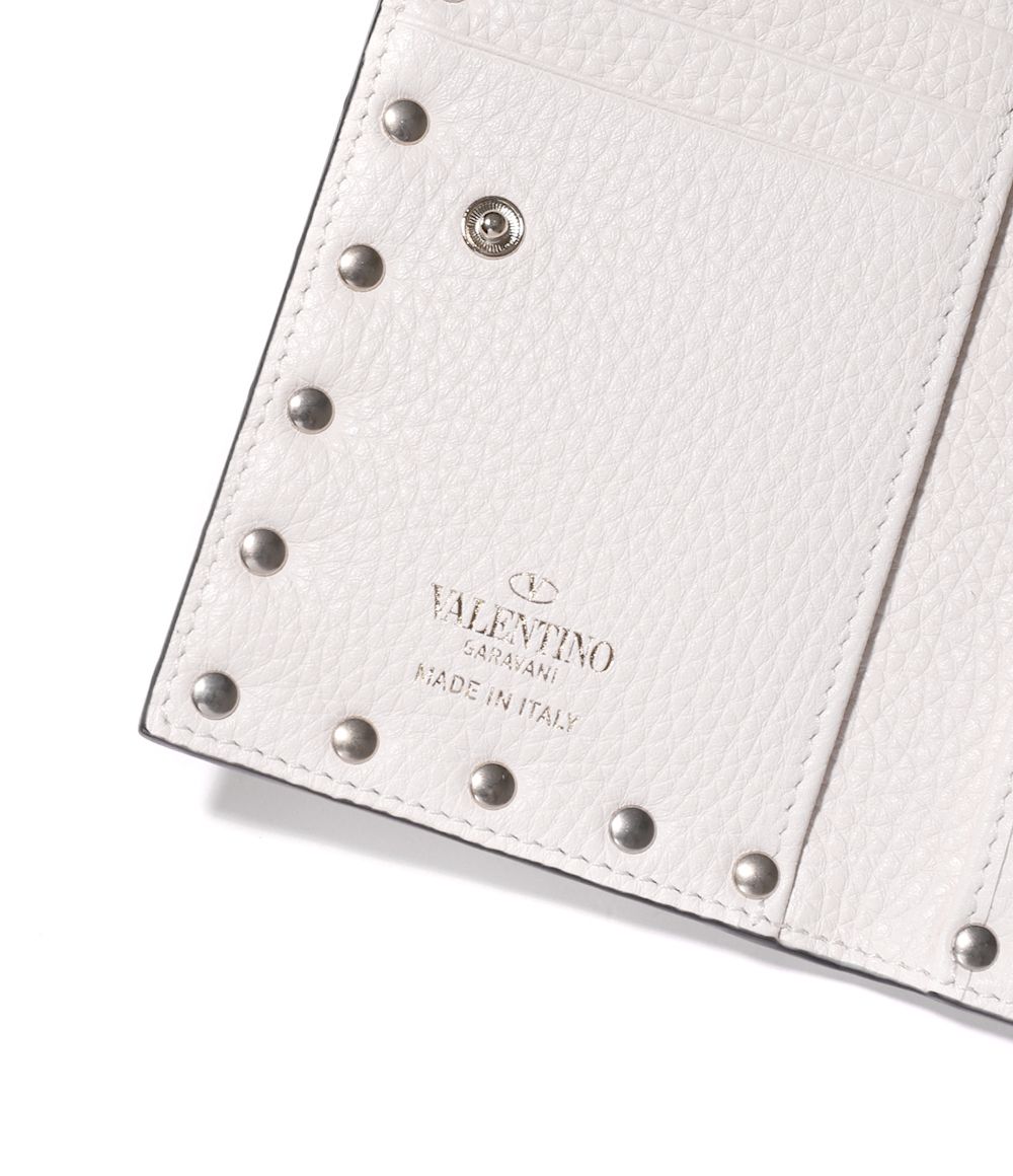 関税負担なし☆VALENTINO ロックスタッズ 付きカードホルダー 関税負担なし☆VALENTINO ロックスタッズ 付きカードホルダー