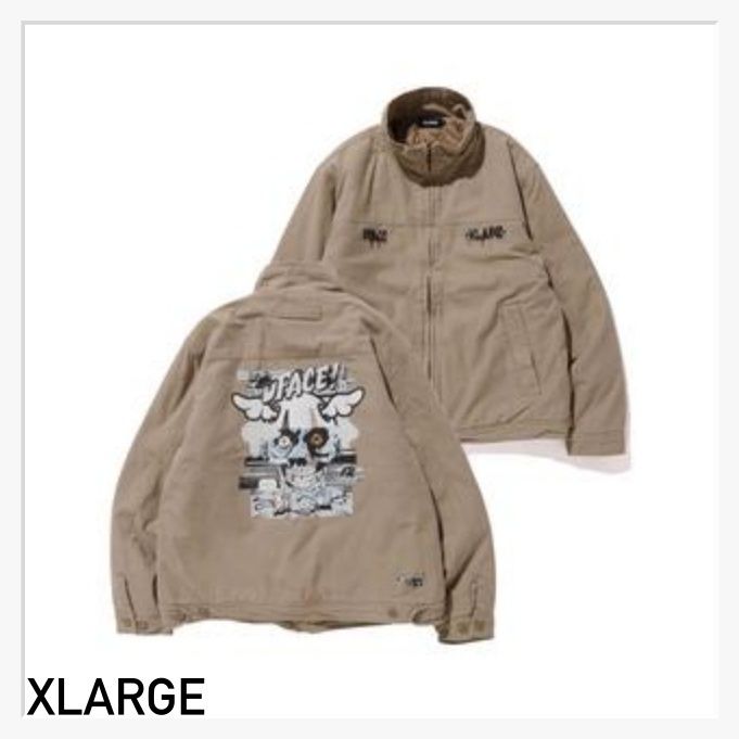 【関税込】 X-Large x D*FACE STRIPE SKULL コラボジャケット 【関税込】 X-Large x D*FACE STRIPE SKULL コラボジャケット