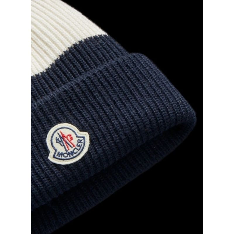 Moncler☆2021AW☆トリコロール柄ニット帽☆関税送料込 (MONCLER Moncler☆2021AW☆トリコロール柄ニット帽☆関税送料込 (MONCLER