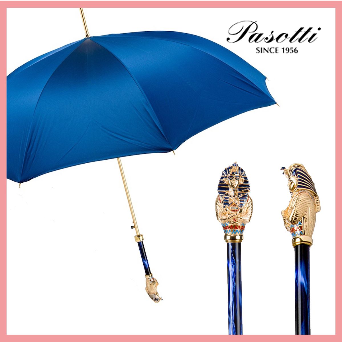 ☆関税送料込☆Pasotti ツタンカーメン アンブレラ/雨傘 (Pasotti/傘 ...