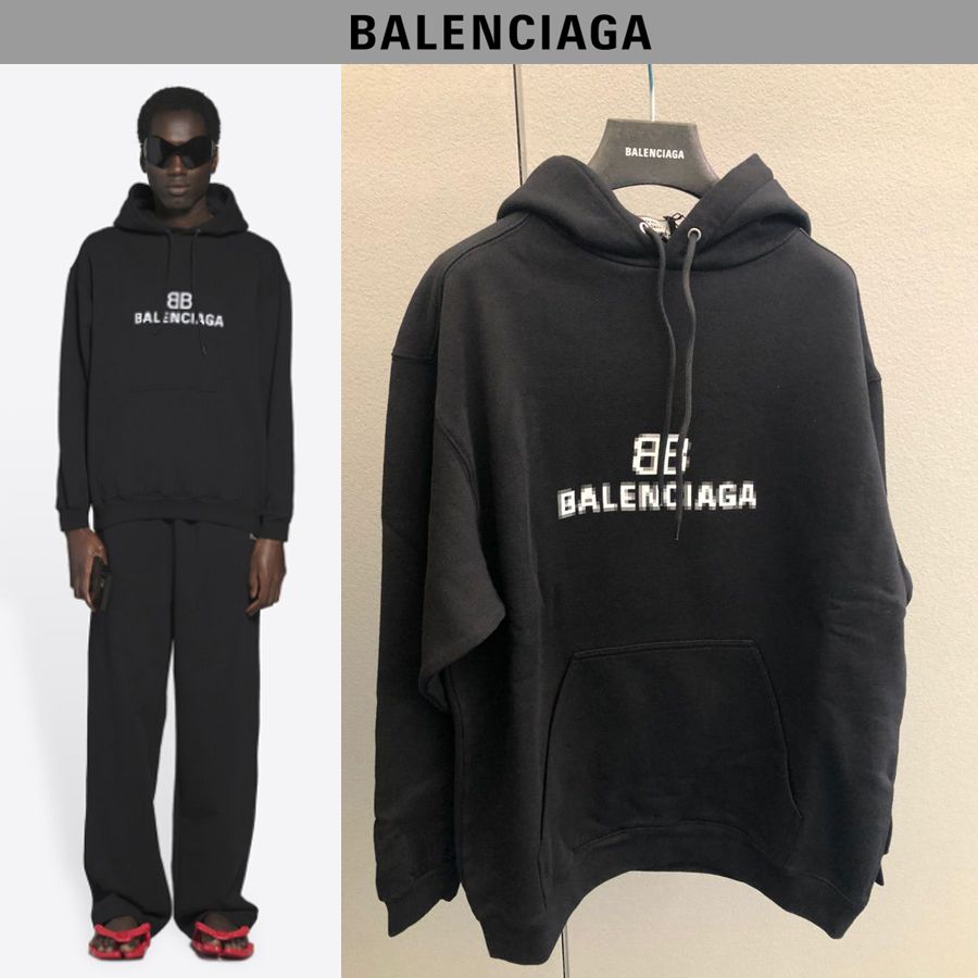 Balenciaga BB PIXEL ミディアムフィットパーカー