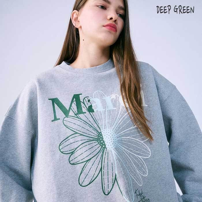 ○MARDI MERCREDI○ SWEATSHIRT THE FLOWER MARDI 8色 大人気 (Mardi ○MARDI MERCREDI○ SWEATSHIRT THE FLOWER MARDI 8色 大人気 (Mardi