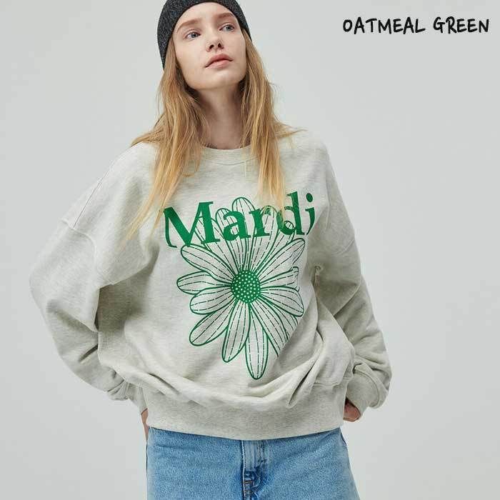 ○MARDI MERCREDI○ SWEATSHIRT THE FLOWER MARDI 8色 大人気 (Mardi ○MARDI MERCREDI○ SWEATSHIRT THE FLOWER MARDI 8色 大人気 (Mardi
