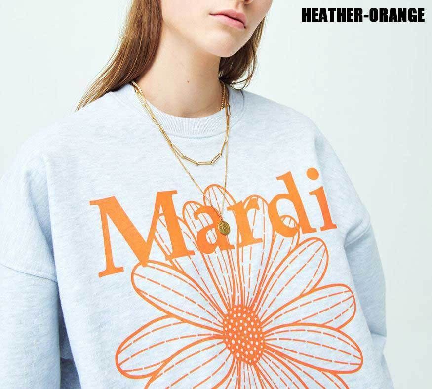 ☆MARDI MERCREDI☆ SWEATSHIRT THE FLOWER MARDI 8色 韓国発 (Mardi ☆MARDI MERCREDI☆ SWEATSHIRT THE FLOWER MARDI 8色 韓国発 (Mardi
