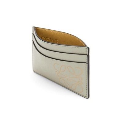 LOEWE#ブランドプレーンカードカードホルダー 黄・カーキ (LOEWE LOEWE#ブランドプレーンカードカードホルダー 黄・カーキ (LOEWE