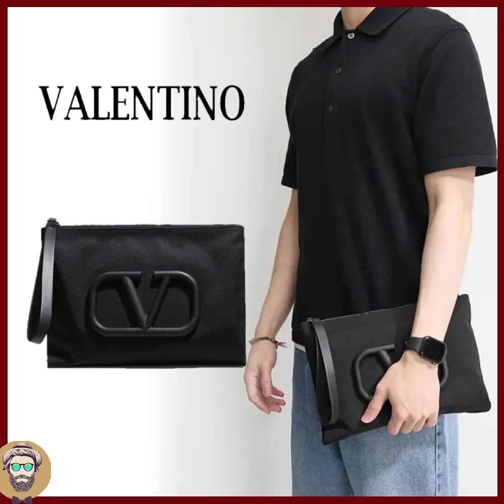 ∞ VALENTINO ∞関税/送料込/Vロゴ クラッチバッグ (VALENTINO ∞ VALENTINO ∞関税/送料込/Vロゴ クラッチバッグ (VALENTINO