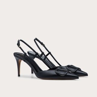VALENTINO』Vロゴ シグネチャー カーフスキンパンプス 80 MM ...