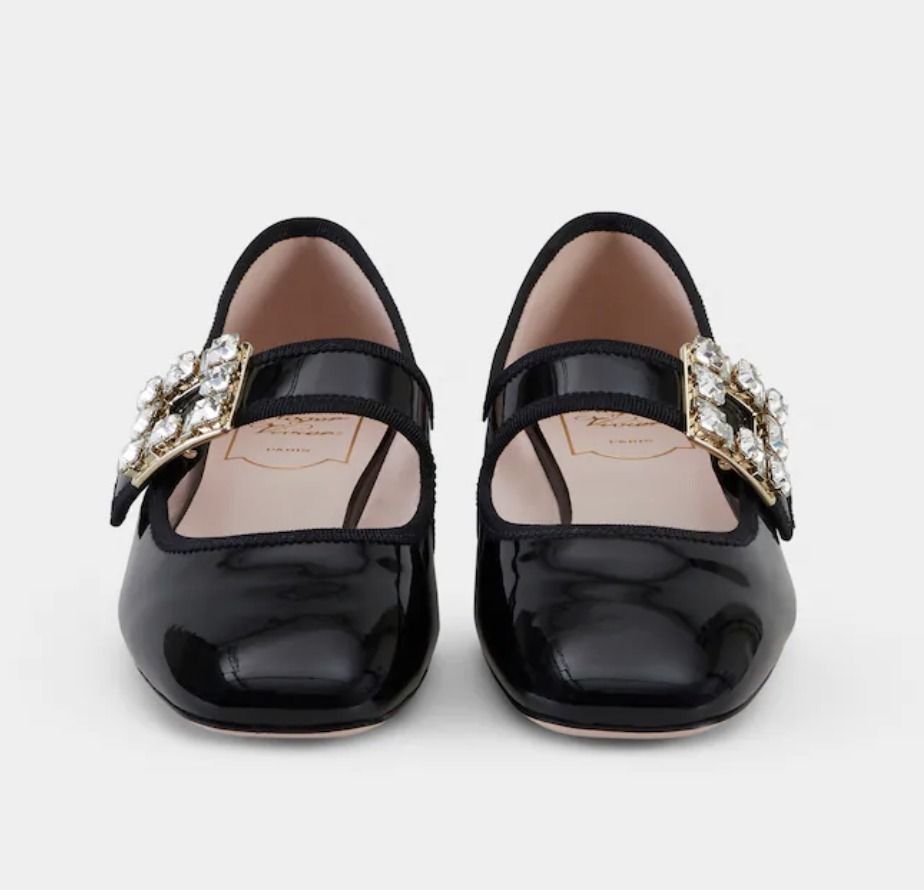 Roger Vivier】パテントレザーベビーバレリーナ (Roger Vivier/バレエ Roger Vivier】パテントレザーベビーバレリーナ (Roger Vivier/バレエ