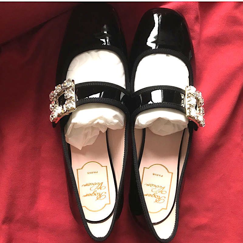 Roger Vivier】パテントレザーベビーバレリーナ (Roger Vivier/バレエ Roger Vivier】パテントレザーベビーバレリーナ (Roger Vivier/バレエ