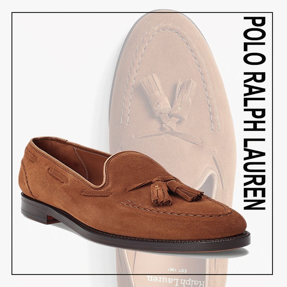 Polo Ralph Lauren☆スエード タッセルローファー (POLO RALPH LAUREN 年末 Laurenスエード靴 スエードローファー PoloRalph ドレス/ビジネス