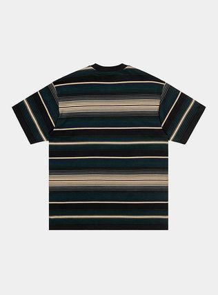 Carhart◇半袖 ロゴ ボーダー Tシャツ Frasier / 関送無料 (Carhartt/T ...