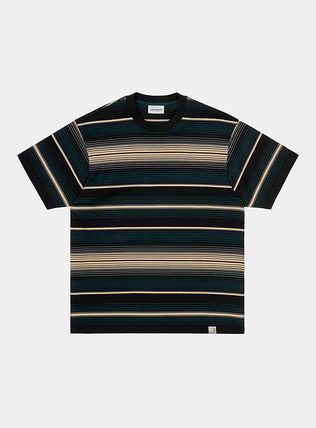 Carhart◇半袖 ロゴ ボーダー Tシャツ Frasier / 関送無料 (Carhartt/T ...