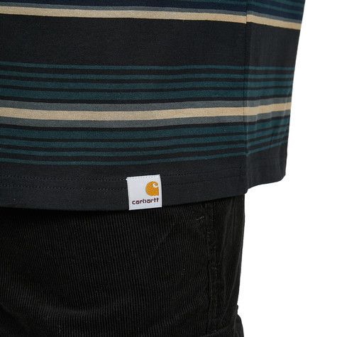 Carhart◇半袖 ロゴ ボーダー Tシャツ Frasier / 関送無料 (Carhartt/T ...