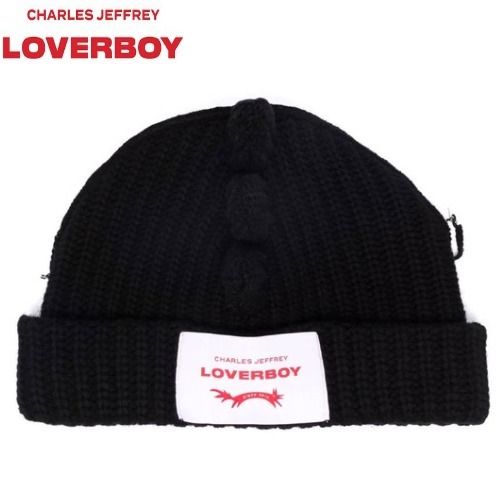 保証書付】 CHARLES JEFFREY ニット帽 LOVERBOY - 帽子