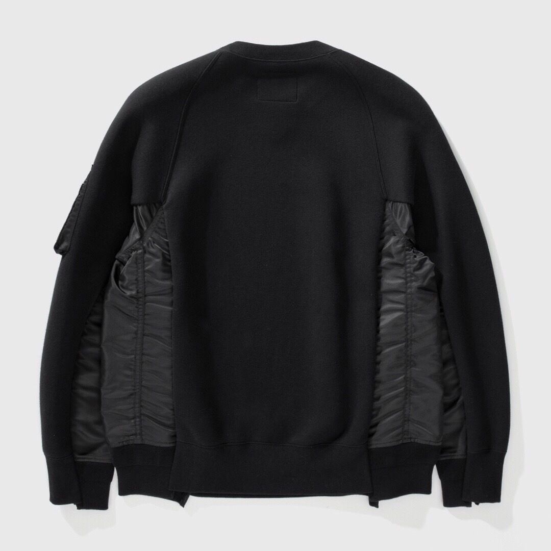 Sacai Sponge Sweat MA-1☆サカイ スポンジ スウェット (sacai ...
