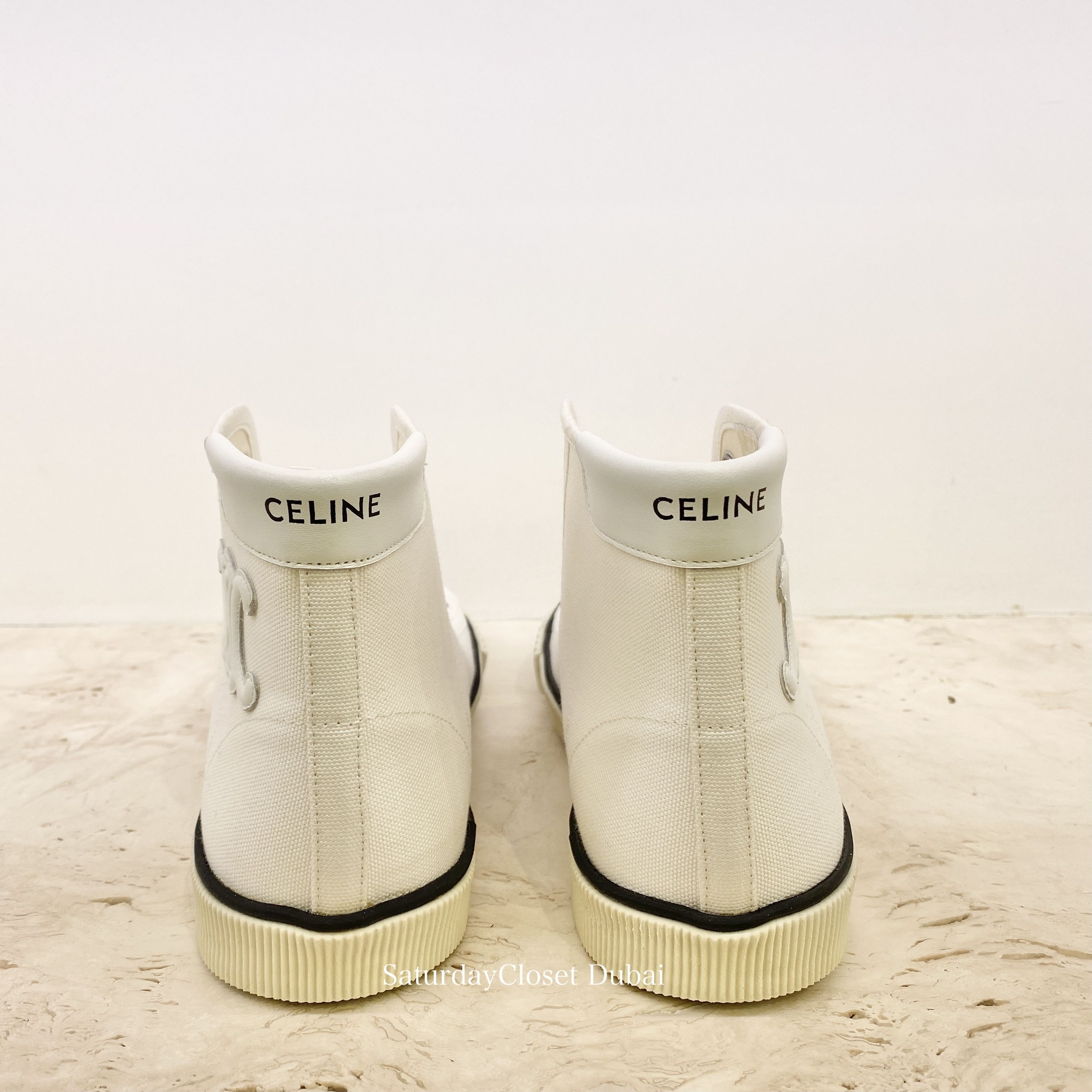 ブランク レースアップ ミッドスニーカー☆CELINE☆直営店買付 (CELINE ...