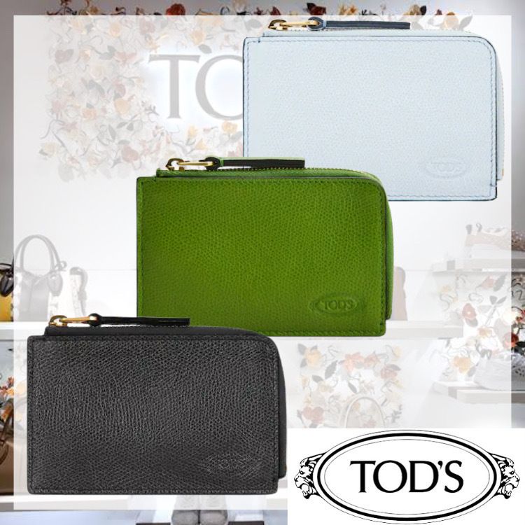 すぐ届く☆人気☆完売前に☆TOD'S☆レザー カードホルダー (TOD'S ...