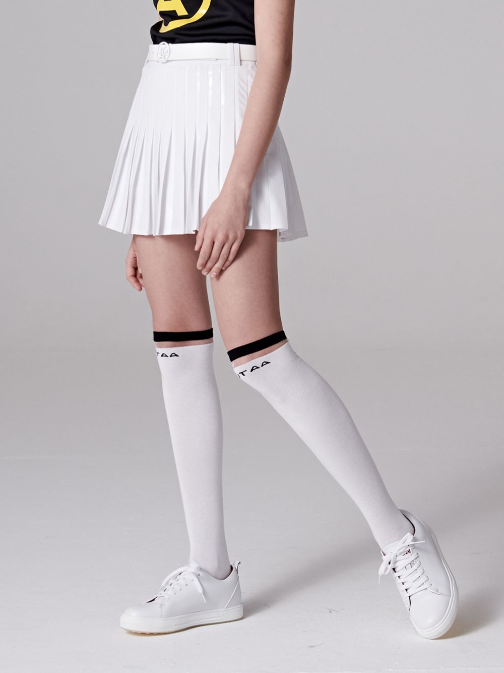 日本未入荷/ゴルフ□激可愛い!パール入シースルー 膝丈ソックス (UTAA 日本未入荷/ゴルフ□激可愛い!パール入シースルー 膝丈ソックス (UTAA