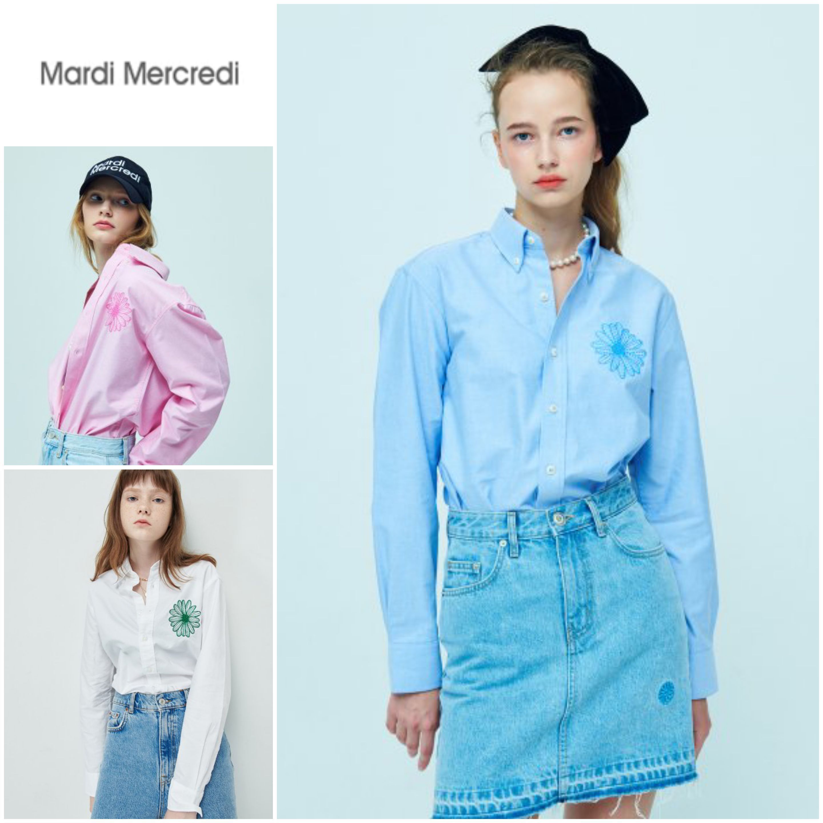 さらに100円引き◇Mardi Mercredi◇OXFORD SHIRT (Mardi Mercredi さらに100円引き◇Mardi Mercredi◇OXFORD SHIRT (Mardi Mercredi