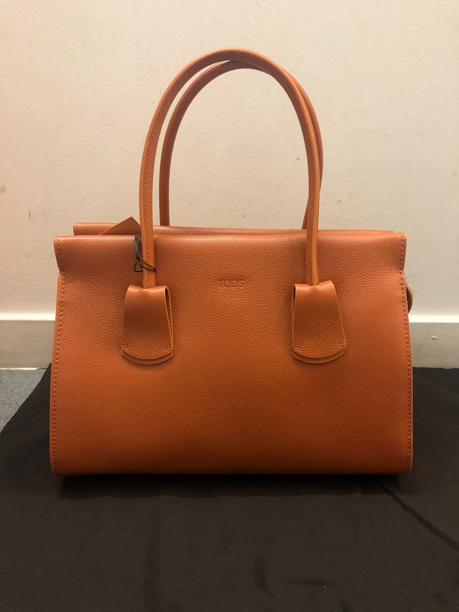 日/祝も発送 TOD'Sトッズ NOTE ノート ハンドバック チャーム A4可能