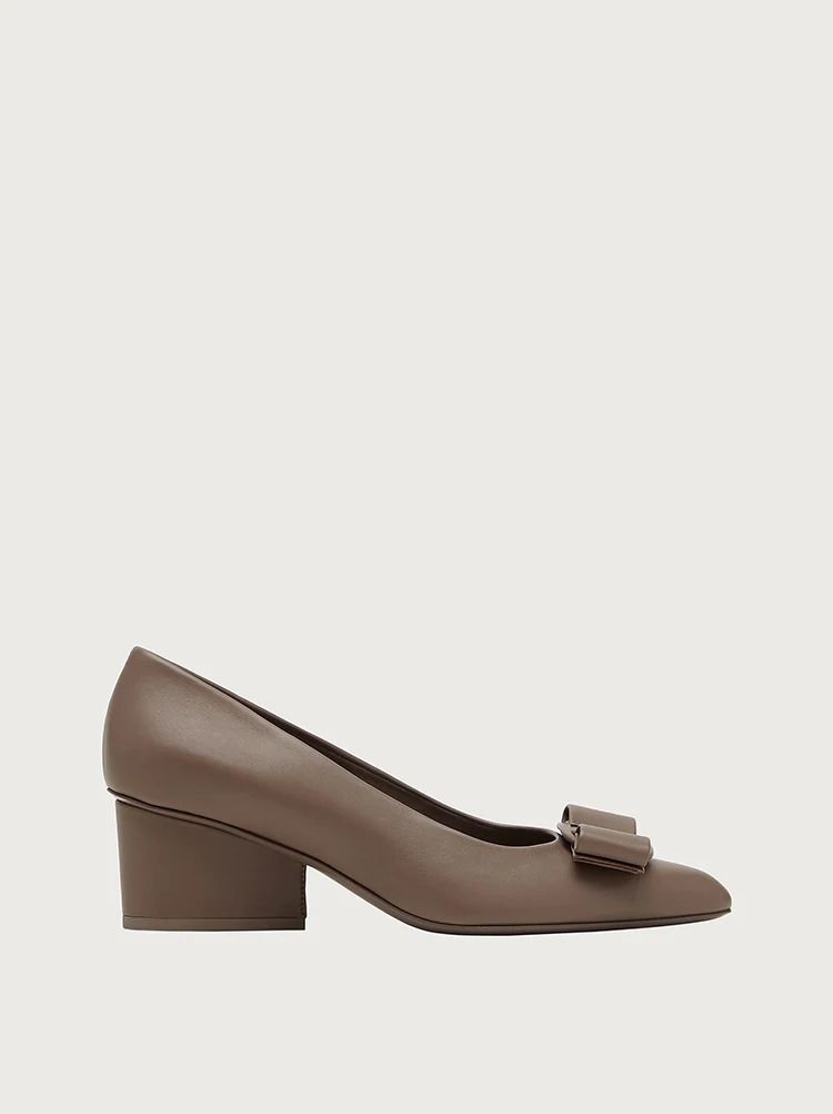 SALVATORE FERRAGAMO◇直営買付 VIVA ヴァラ・リボン パンプス ...