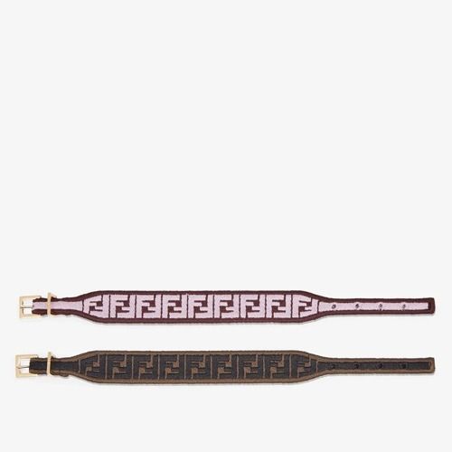 FFブレスレット☆2本セット☆FENDI☆ファブリック☆ギフトにも☆ FFブレスレット☆2本セット☆FENDI☆ファブリック☆ギフトにも☆