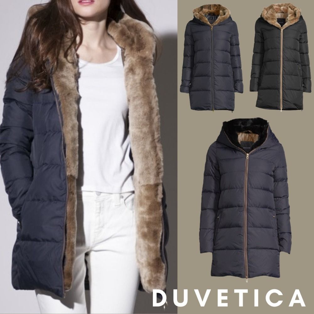 デュベティカ DUVETICA カリス ラビットファー ダウンコート (DUVETICA あす楽・即納 コート デュベティカ DUVETICA ダウンジャケット ダウンジャケット
