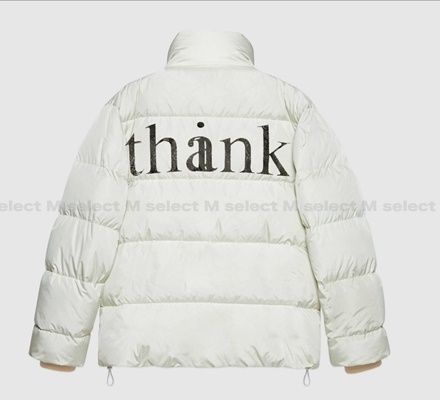 完売前に☆【GUCCI】think/thank パデッドジャケット ナイロン (GUCCI 完売前に☆【GUCCI】think/thank パデッドジャケット ナイロン (GUCCI