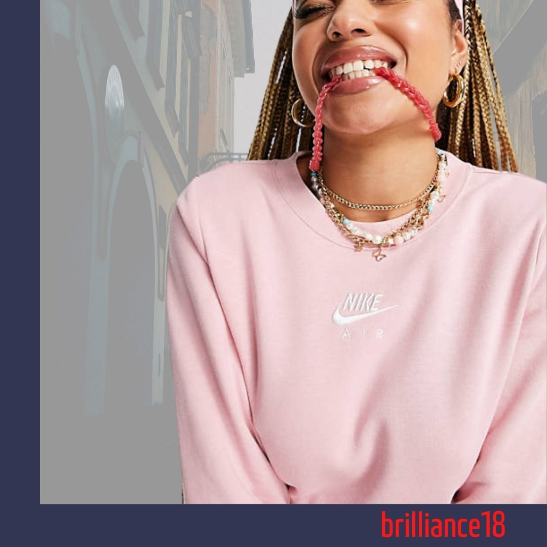 NIKE】Nike Air クロップド フリース スウェット シャツ (Nike NIKE】Nike Air クロップド フリース スウェット シャツ (Nike