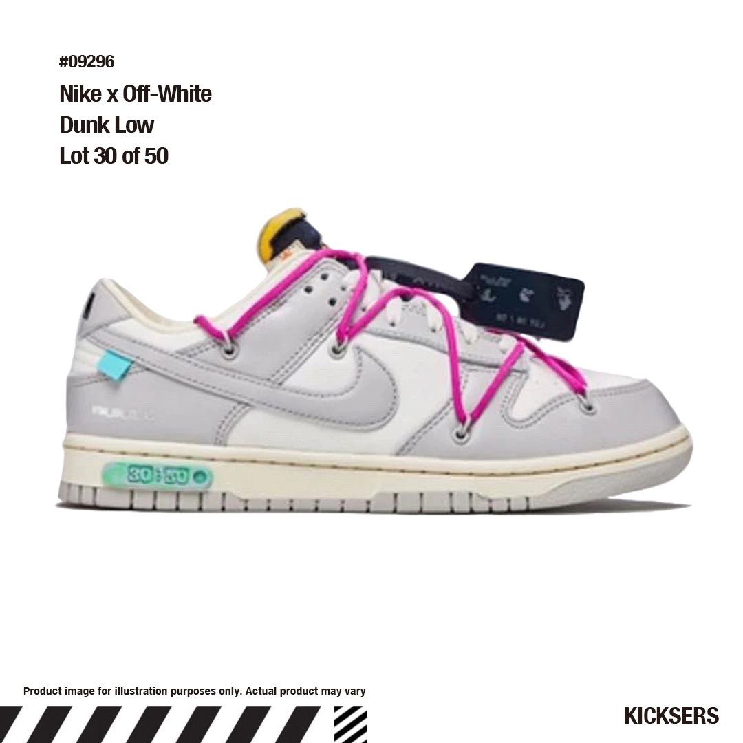 オフホワイトダンクロット30Nike x Off-White Dunk Low Lot 30 (Nike