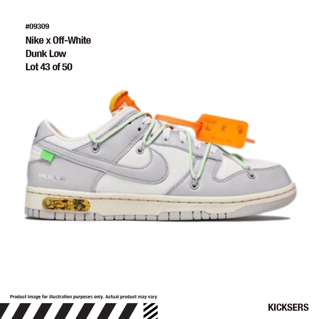 オフホワイトダンクロット43Nike x Off-White Dunk Low Lot 43 (Nike