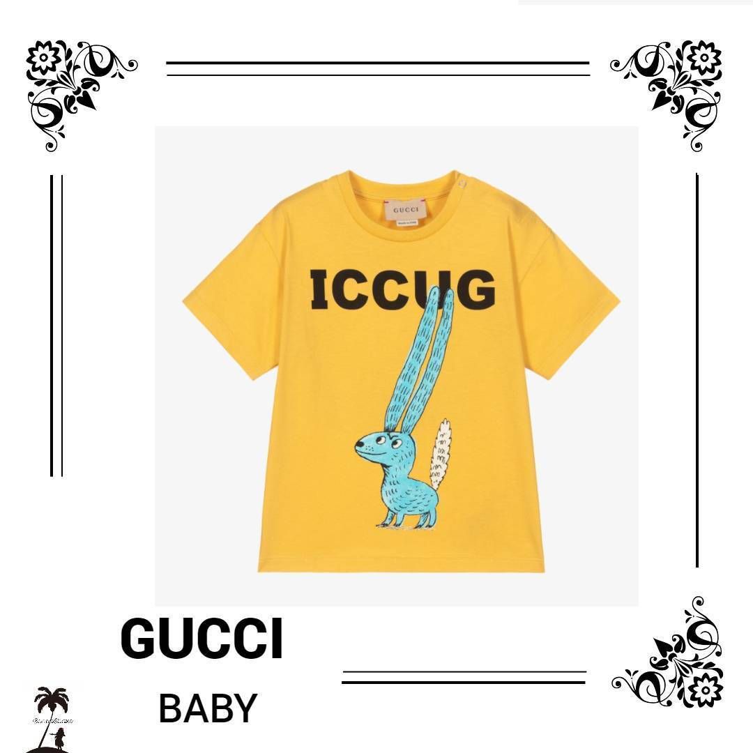 ☆GUCCI☆Baby フレイヤハルタスコラボ Tシャツ/Yellow 3-36M (GUCCI