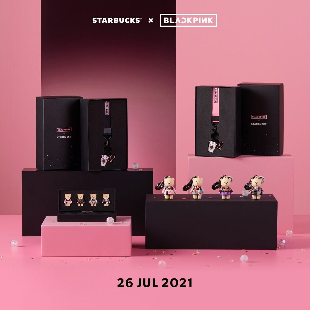 STARBUCKS】スターバックス BLACKPINK キーチェン 全4色