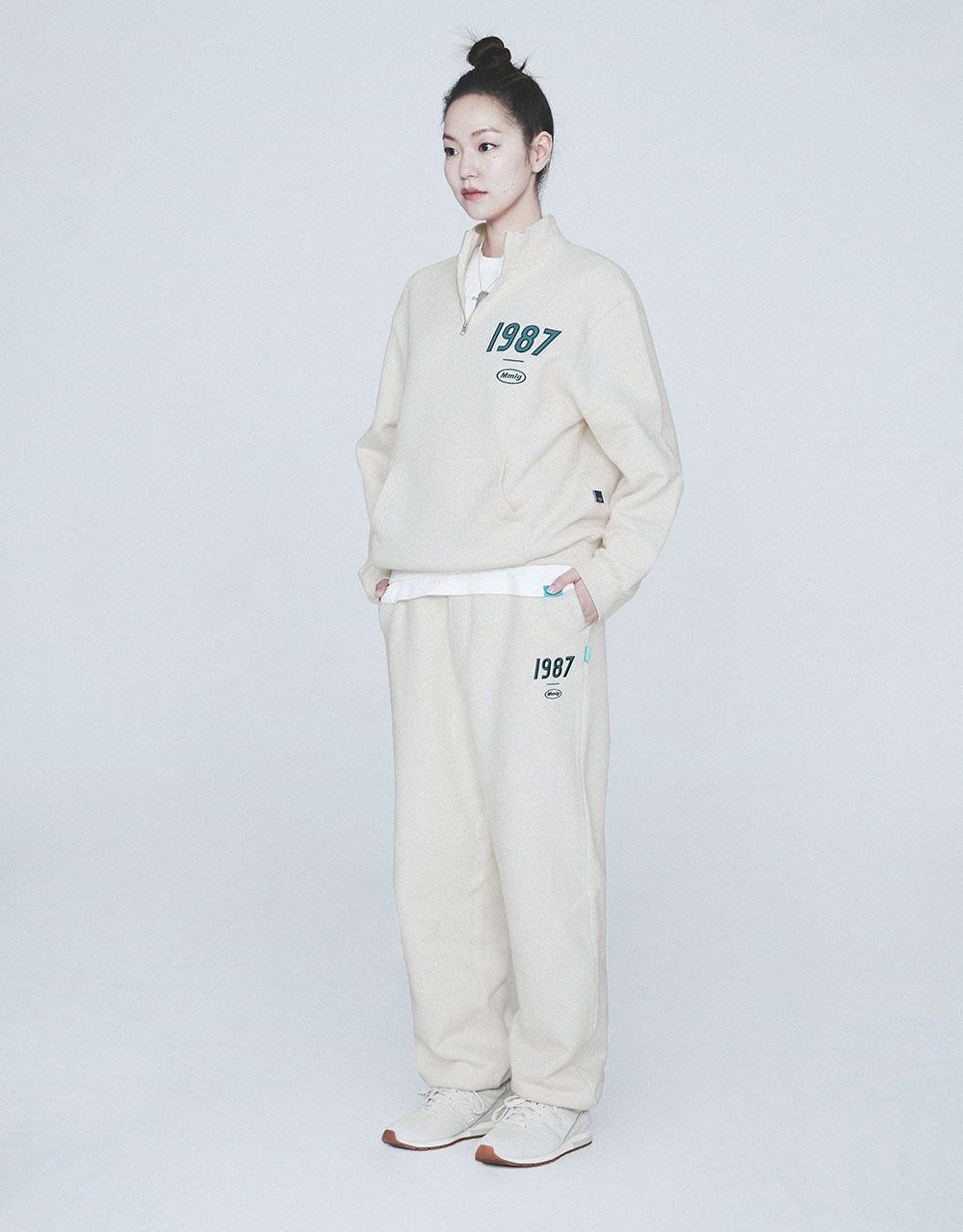 ◇87MM◇ 1987MMLG HALF ZIP SWEAT 男女共用 人気 韓国発 (87MM ◇87MM◇ 1987MMLG HALF ZIP SWEAT 男女共用 人気 韓国発 (87MM
