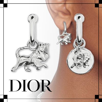 個性派に♪アシメデザイン◎Dior☆DIOR AND PETER DOIG ピアス☆ (Dior ...