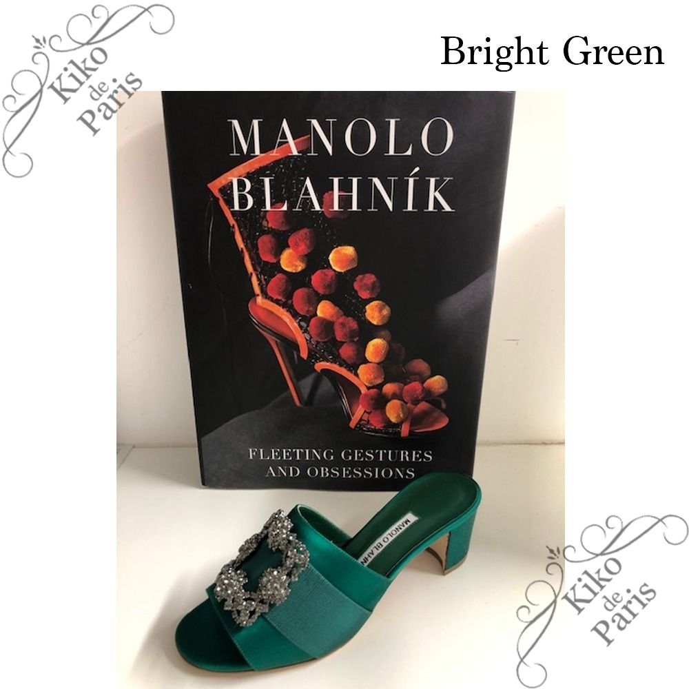 ♪関税込 Manolo Blahnik♪ パリ限定色 MARTANEW ミュール 5cm (Manolo ...