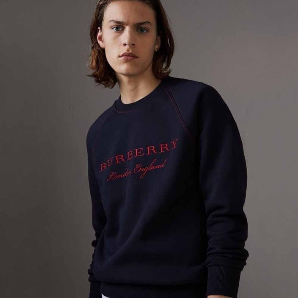 特別SALE価格でチャンス!》Burberry 裏起毛 ロゴ スウェット