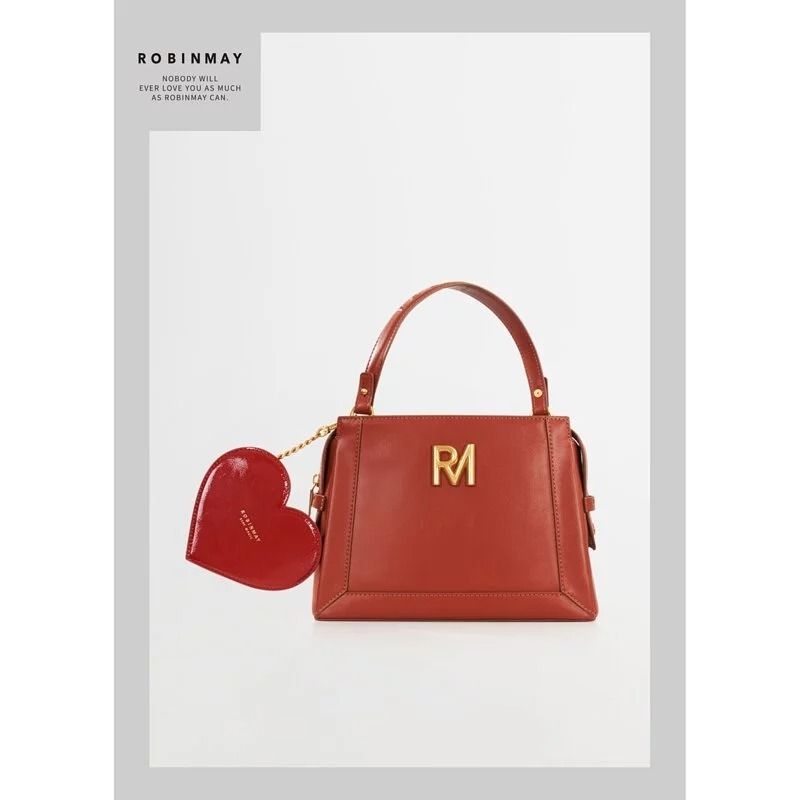 追跡有☆ROBINMAY ハート形コインケース付 2WAY ハンドバッグ 追跡有☆ROBINMAY ハート形コインケース付 2WAY ハンドバッグ