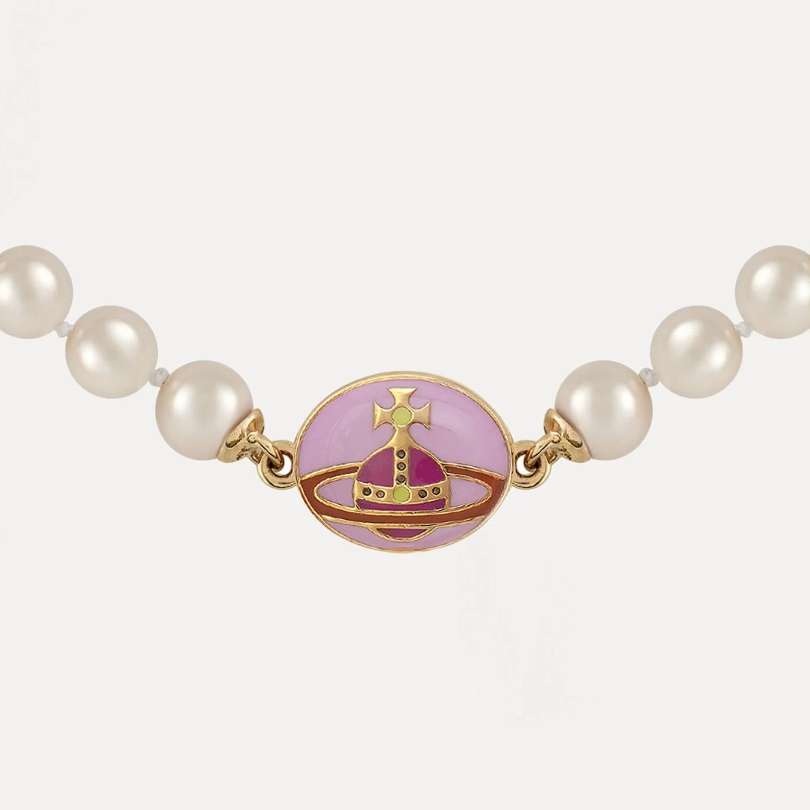 新作☆vivienne westwood☆LOELIA オーブロゴパールネックレス