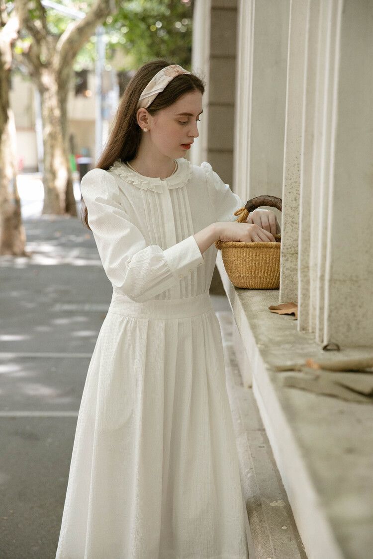 韓国 Lenina【レニーナ】CARINA ruffle neck dress ワンピース (LENINA ...