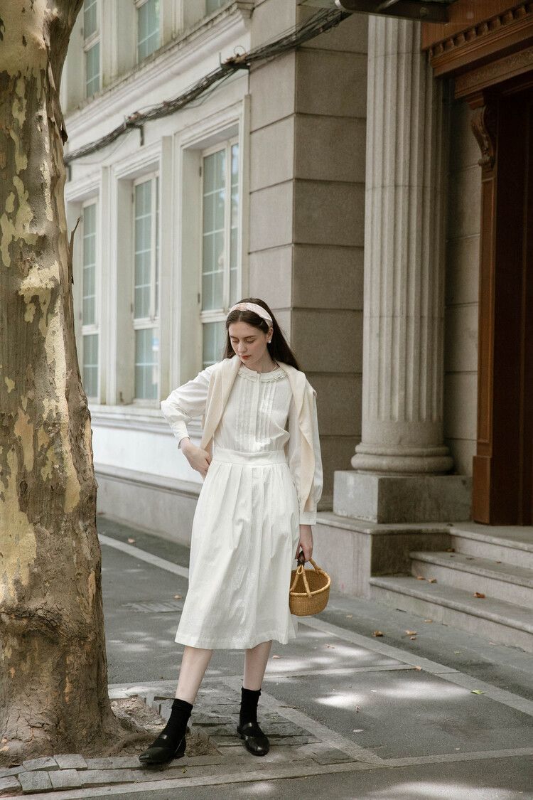 韓国 Lenina【レニーナ】CARINA ruffle neck dress ワンピース (LENINA ...