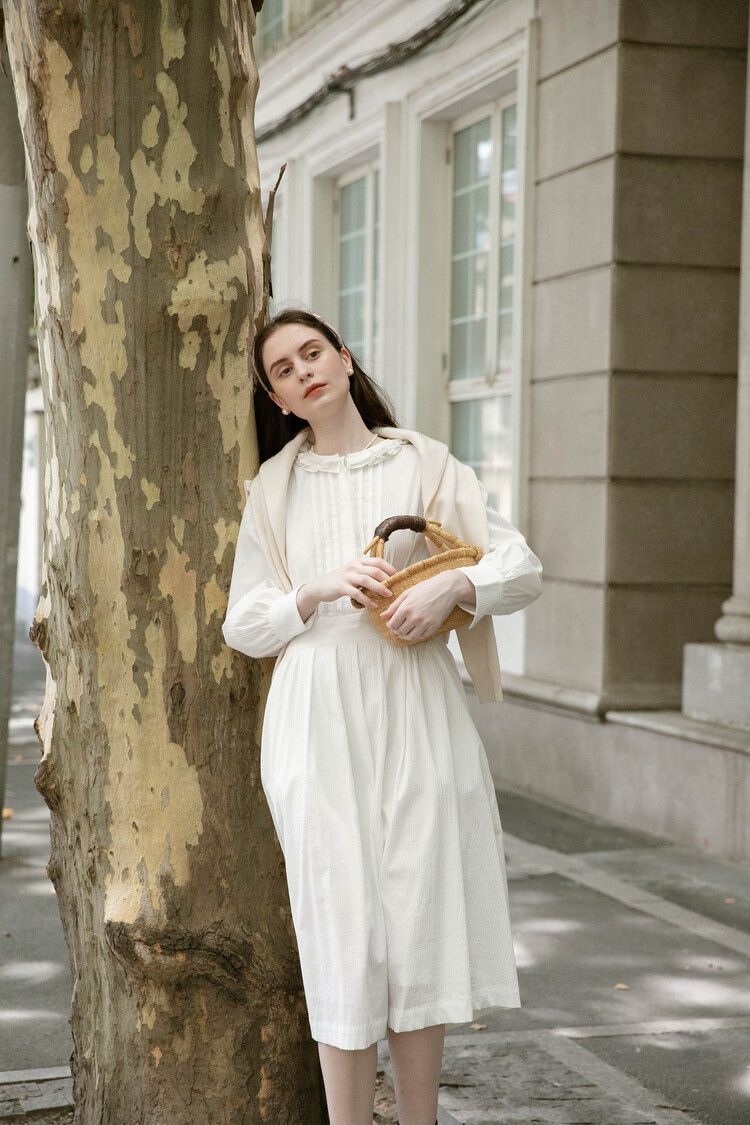 韓国 Lenina【レニーナ】CARINA ruffle neck dress ワンピース (LENINA ...