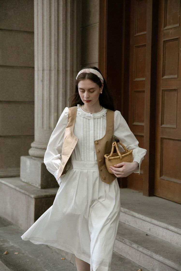 韓国 Lenina【レニーナ】CARINA ruffle neck dress ワンピース (LENINA ...