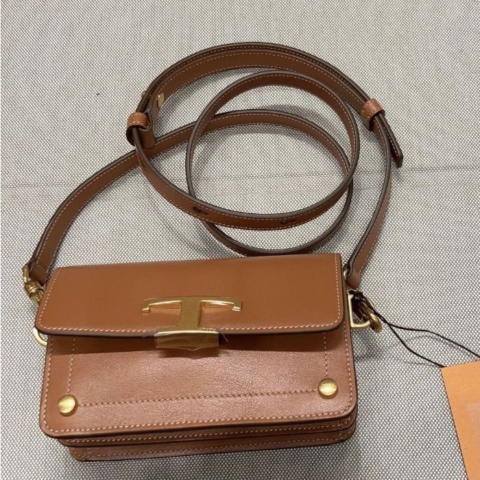 ◇TOD'S◇ レザー トッズ T タイムレス クロスボディ マイクロ (TOD'S ...