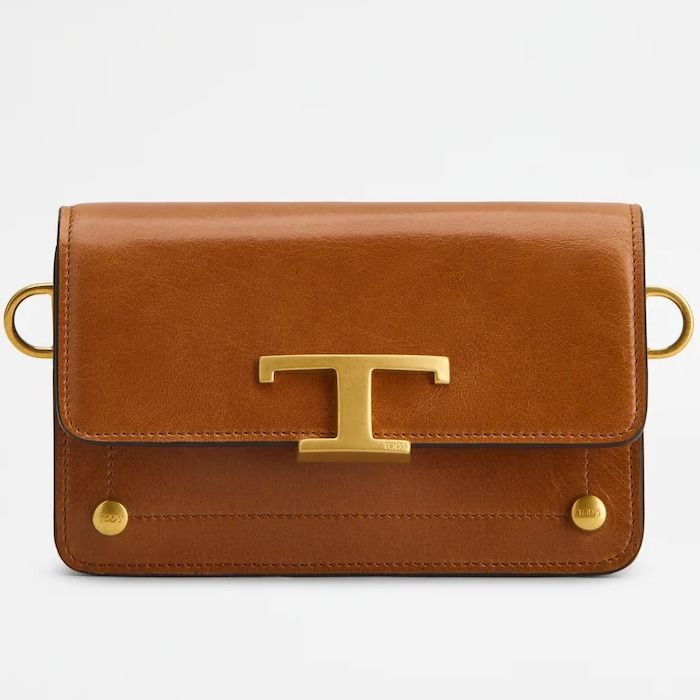 ◇TOD'S◇ レザー トッズ T タイムレス クロスボディ マイクロ (TOD'S ...