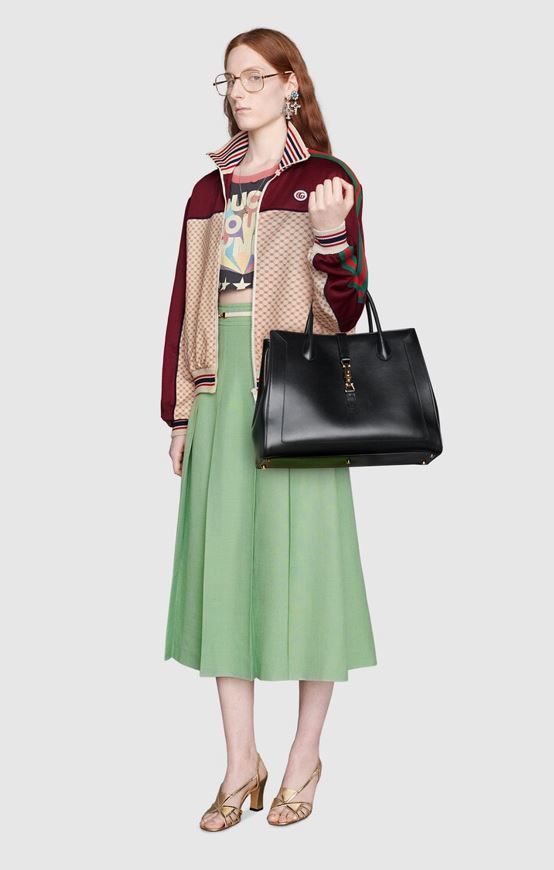 21AW GUCCIグッチ インターロッキングGスターフラッシュTシャツ (GUCCI 人気ショップ GUCCI 21AW グッチ ニット ウール インターロッキングG リバーシブル ニット/セーター