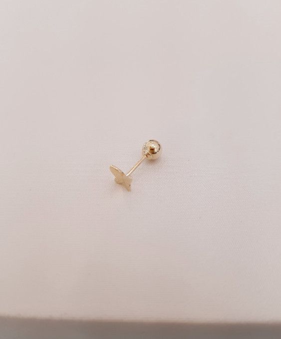 STONE HENgE/送料込み/関税込み 14K Love Duet 片耳 ピアス ☆STONE HENgE☆LOVE DUET 片耳ピアス 蝶 14K (STONEHENgE