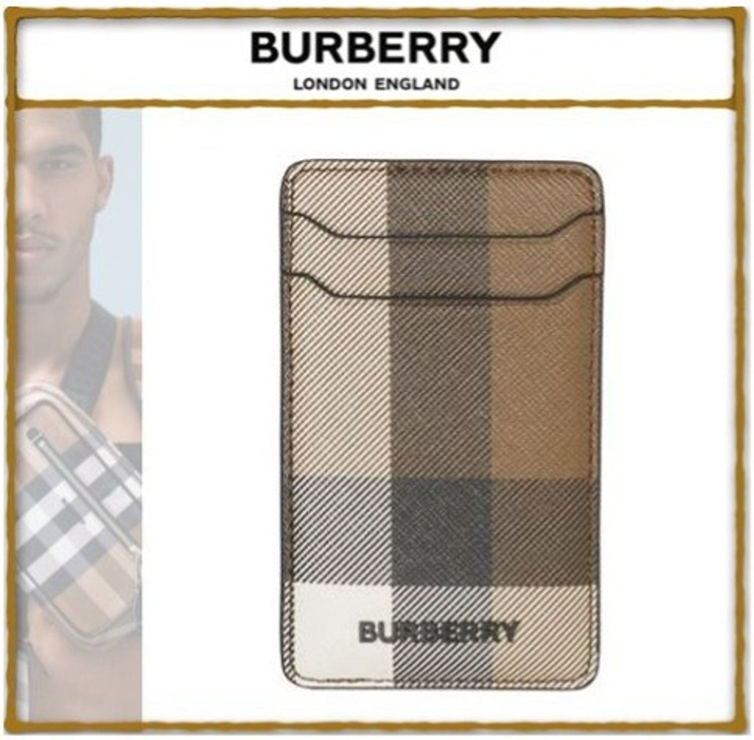 日本即発 バーバリー Eキャンバス Iphone 12 Pro カードケース Burberry カードケース 名刺入れ Buyma