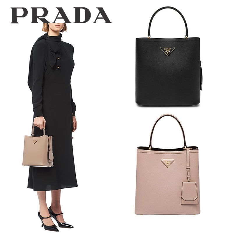 PRADA プラダ ドゥーブレ サフィアーノレザー 2WAYミニバッグ